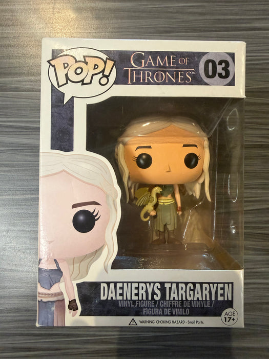 Funko POP! Game of Thrones: Daenerys Targaryen [w/ Viserion](Damaged Box*)[A] #03