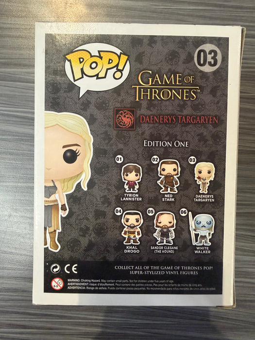 Funko POP! Game of Thrones: Daenerys Targaryen [w/ Viserion](Damaged Box*)[A] #03