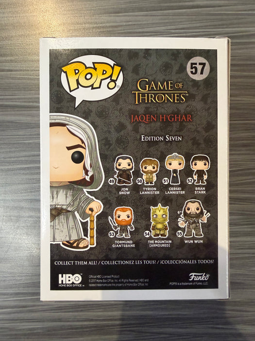 Funko POP! Game of Thrones: Jaqen H'ghar (2017 NYCC)(Damaged Box) #57