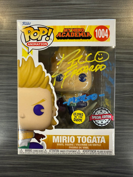 Funko POP! Animation: My Hero Academia - Mirio Togata (GiTD)(Special Edition)(Signed/Ricco Fajardo/JSA) #1004