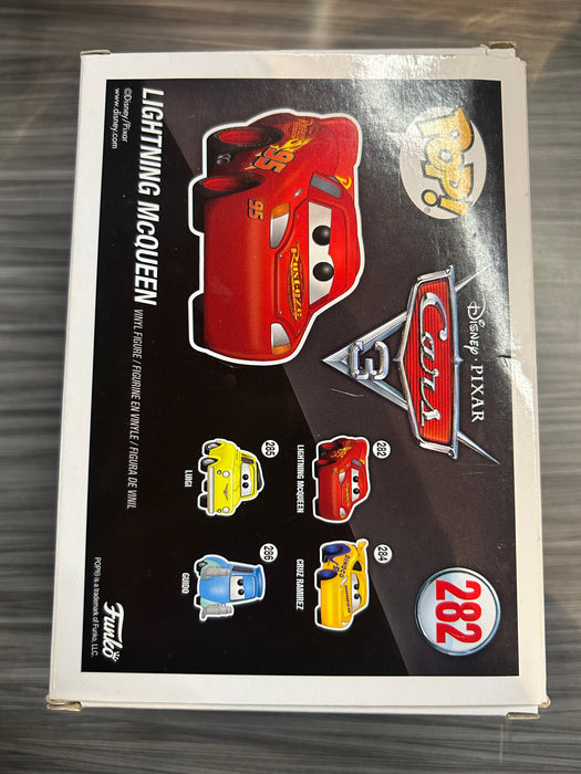 Funko POP! Disney Pixar: Cars 3 - Lightning McQueen (Target)(Chrome)(Damaged Box) #282