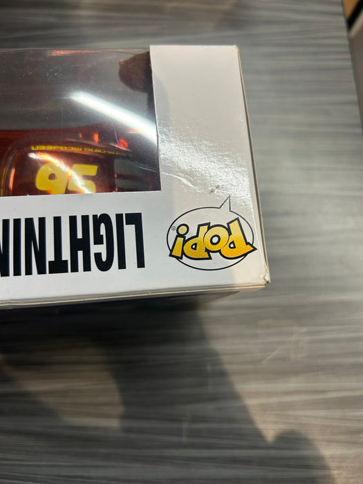 Funko POP! Disney Pixar: Cars 3 - Lightning McQueen (Target)(Chrome)(Damaged Box) #282
