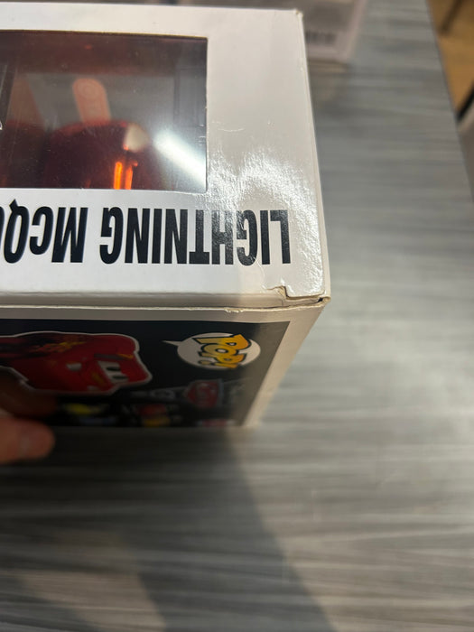 Funko POP! Disney Pixar: Cars 3 - Lightning McQueen (Target)(Chrome)(Damaged Box) #282