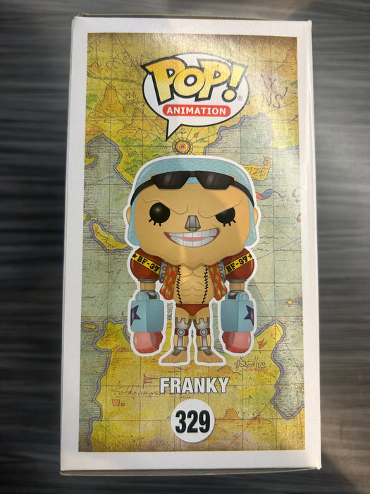 Funko POP! Animation: One Piece - Franky [2017 Silver Tipped Nose](Damaged Box) #329