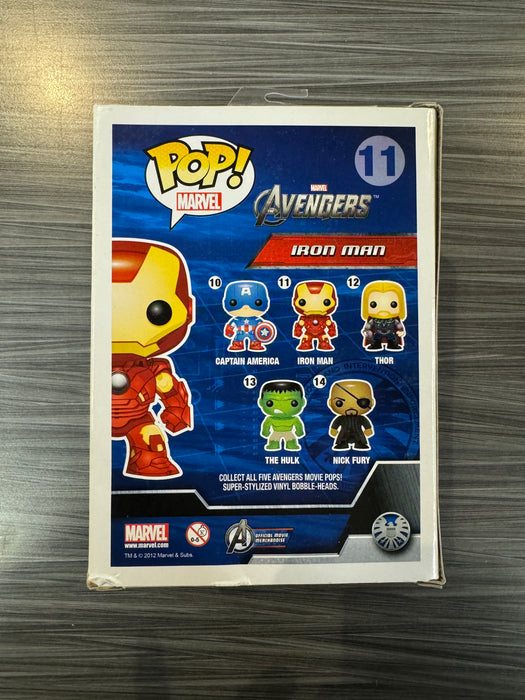 Funko POP! Marvel: Avengers - Iron Man [Large Font](Damaged Box)[D] #11