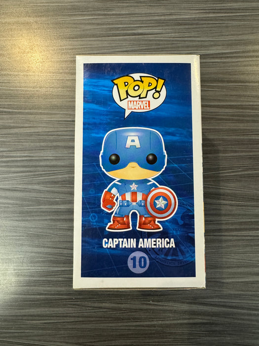 Funko POP! : Avengers - Captain America [Large Font] (Damaged Box) #10