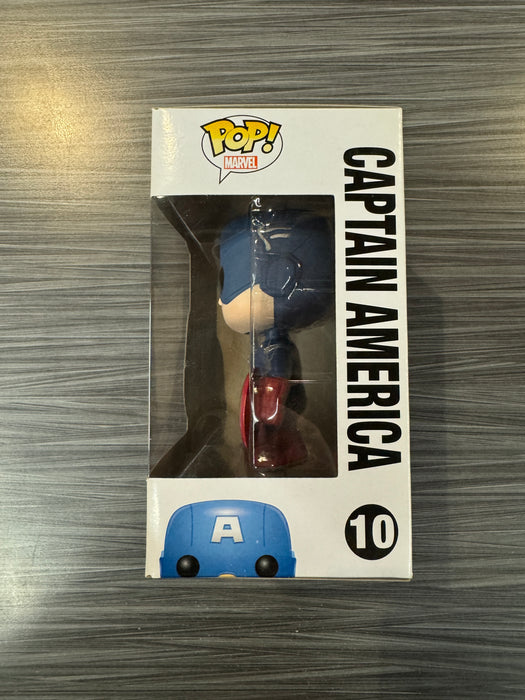 Funko POP! : Avengers - Captain America [Large Font] (Damaged Box) #10