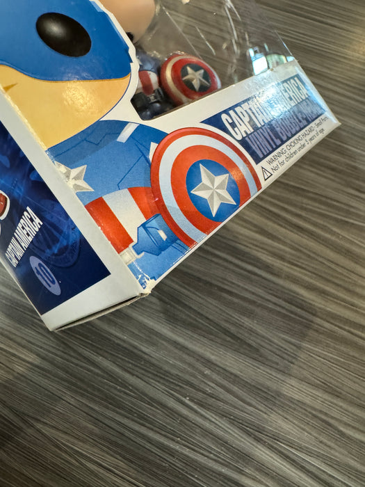 Funko POP! : Avengers - Captain America [Large Font] (Damaged Box) #10