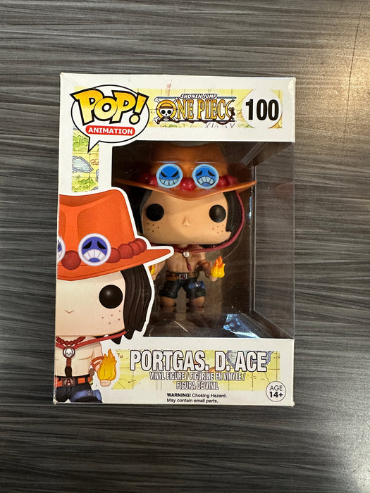 Funko POP! Animation: One Piece - Portgas. D. Ace [2016] [B] (Damaged Box) #100