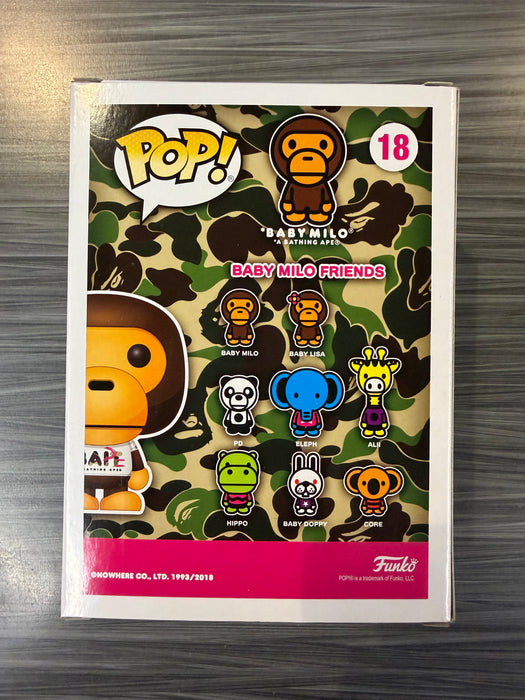 Funko POP! BAPE: Baby Milo (Flocked)(BAIT)(Damaged Box) #18