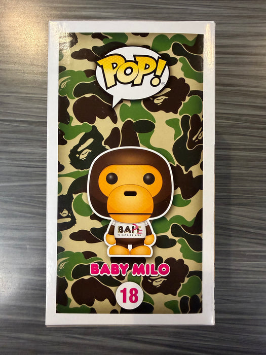 Funko POP! BAPE: Baby Milo (Flocked)(BAIT)(Damaged Box) #18