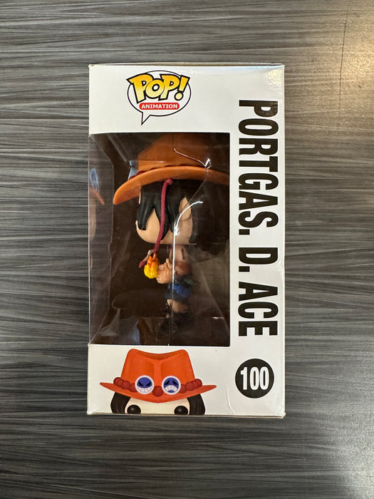 Funko POP! Animation: One Piece - Portgas. D. Ace [2016] [B] (Damaged Box) #100