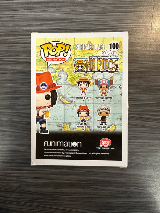 Funko POP! Animation: One Piece - Portgas. D. Ace [2016] [B] (Damaged Box) #100
