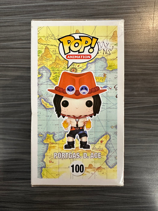 Funko POP! Animation: One Piece - Portgas. D. Ace [2016] [B] (Damaged Box) #100