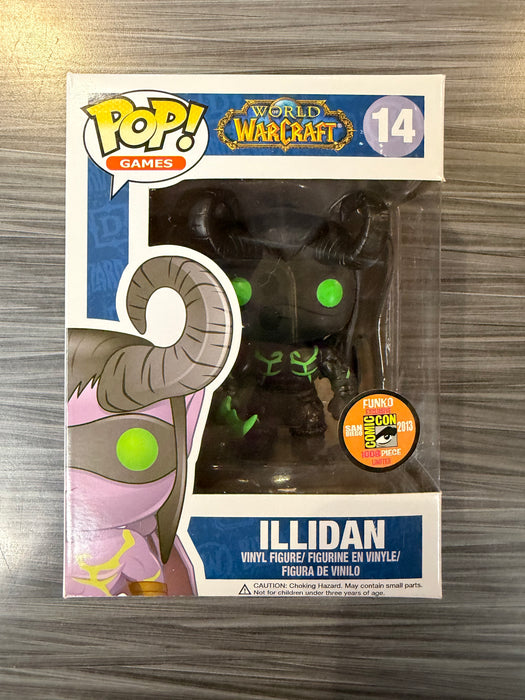 Funko POP! Games: World of Warcraft - Illidan (2013 SDCC)(1008 Pcs)(Damaged Box) #14