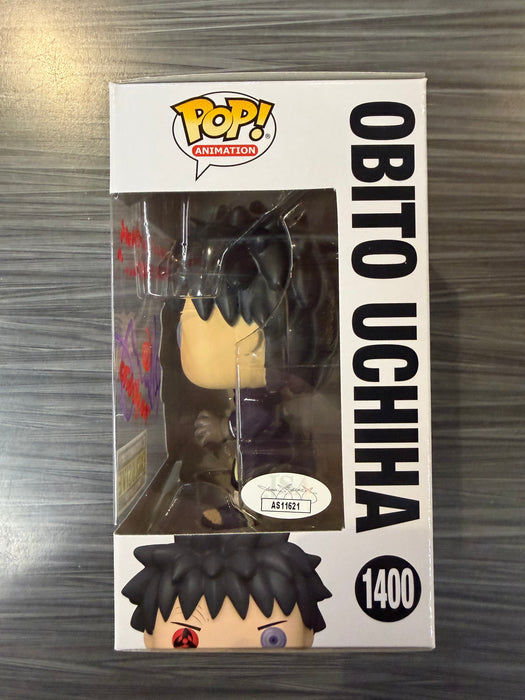 Funko POP! Animation: Naturo Shippuden - Obito Uchiha (Entertainment Earth)(Signed/Michael Yurchak/JSA) #1400