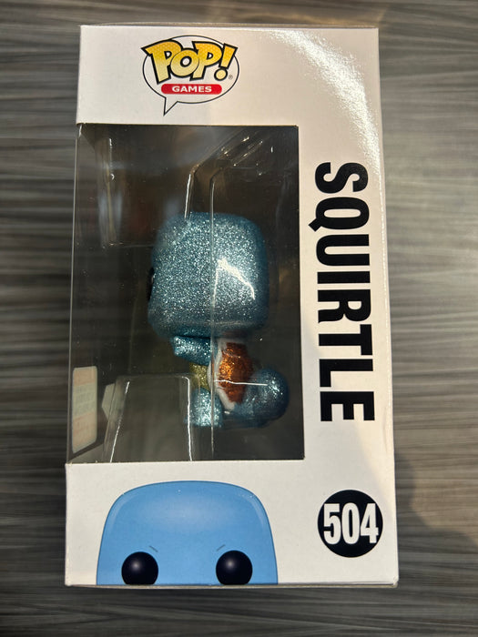 Funko POP! Games: Pokemon - Squirtle (Diamond)(2021 Summer Virtual Funkon)(Damaged Box) #504