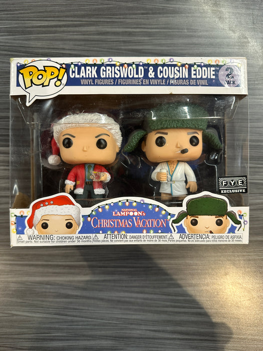 Funko POP! Movies: National Lampoon's Christmas Vacation - Clark Griswold and Cousin Eddie (FYE)(Damaged Box)[2 Pack]