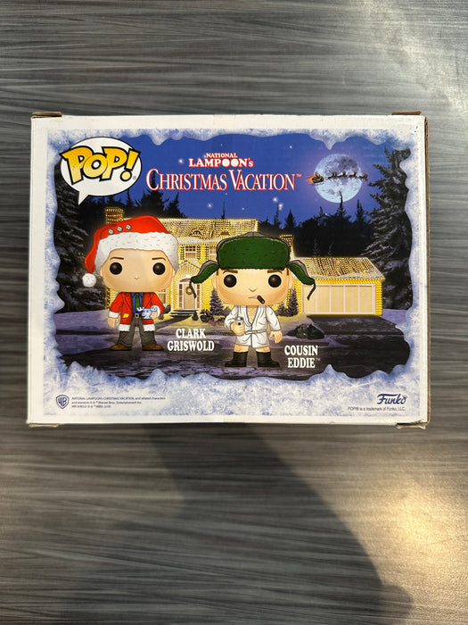 Funko POP! Movies: National Lampoon's Christmas Vacation - Clark Griswold and Cousin Eddie (FYE)(Damaged Box)[2 Pack]