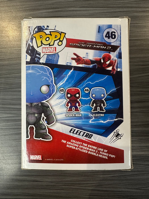 Funko POP! Marvel: The Amazing Spiderman 2 - Electro (GiTD)(Hot Topic)(Damaged Box)[A] #46