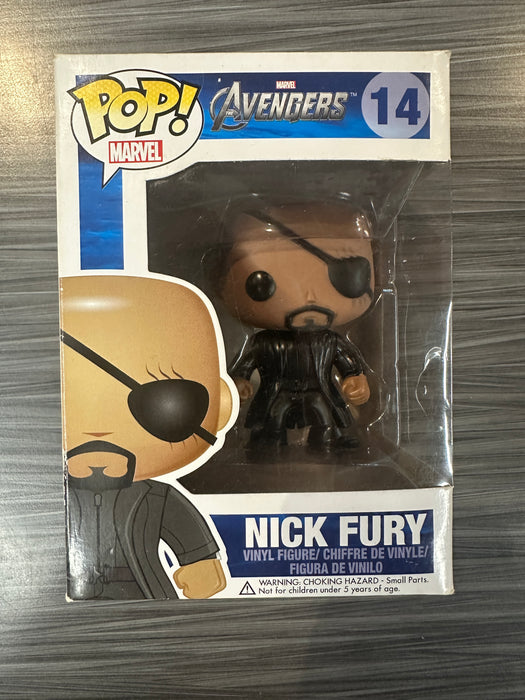 Funko POP! Marvel: Avengers - Nick Fury [3 Lang](Damaged Box) #14