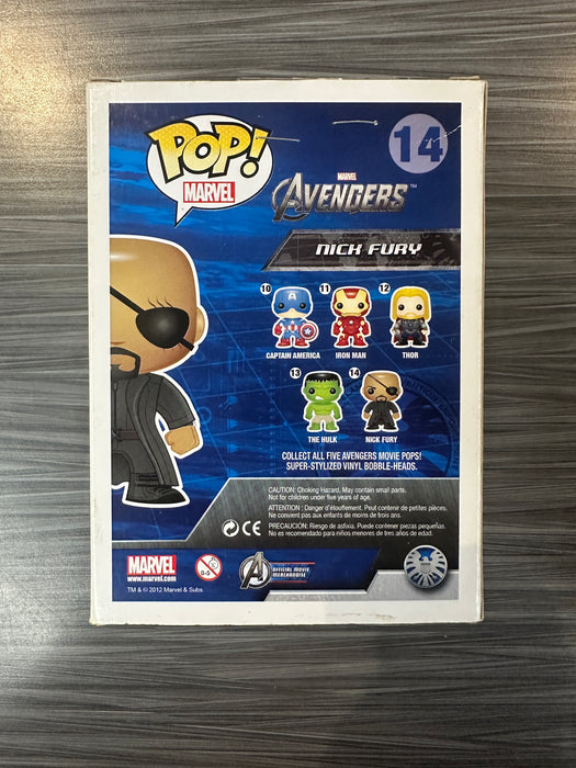 Funko POP! Marvel: Avengers - Nick Fury [3 Lang](Damaged Box) #14