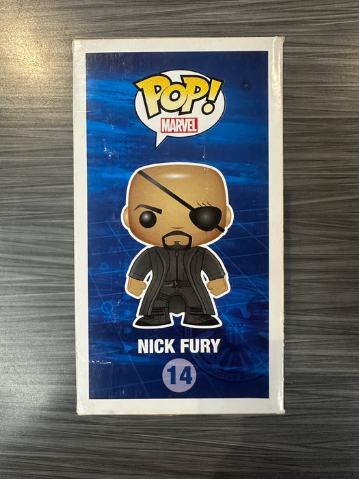 Funko POP! Marvel: Avengers - Nick Fury [3 Lang](Damaged Box) #14