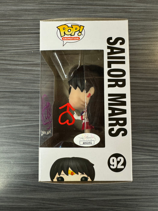 Funko POP! Animation: Sailor Moon - Sailor Mars (Signed/Cristina Vee/JSA) #92