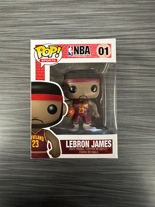 Funko POP! Sports: NBA - Lebron James (Cleveland)(Damaged Box) #01