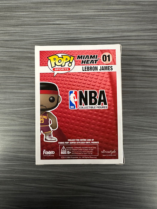 Funko POP! Sports: NBA - Lebron James (Cleveland)(Damaged Box) #01