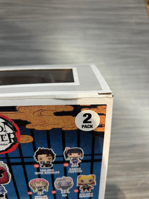 Funko POP! Animation: Demon Slayer - Tanjiro Kamado & Sakonji Urokodaki (2023 SDCC)(Damaged Box) [2-Pack]