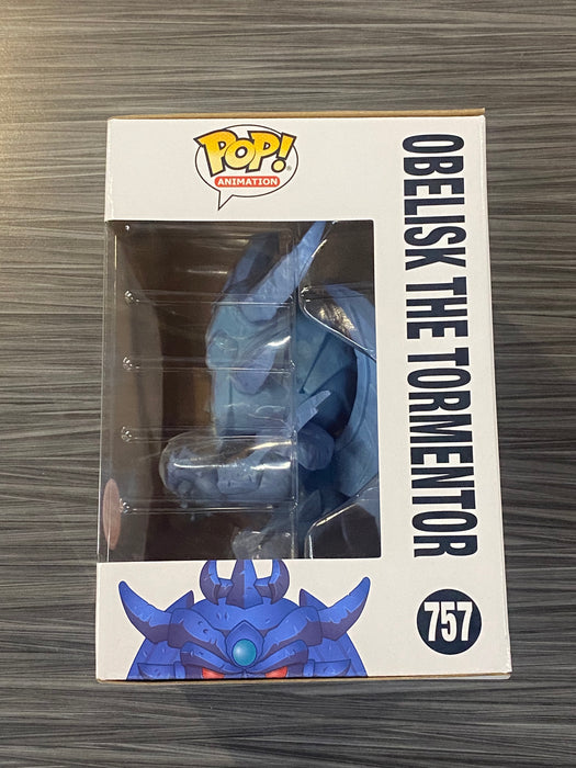 Funko POP! Animation: Yu-Gi-Oh! - Obelisk The Tormentor (GameStop Round Sticker)(Damaged Box) [C] #757