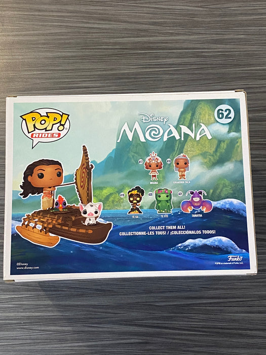 Funko POP Rides! Moana & Pua on Boat (2019 Summer Convention)(Damaged Box) [B] #62