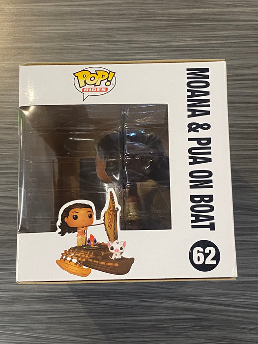 Funko POP Rides! Moana & Pua on Boat (2019 Summer Convention)(Damaged Box) [B] #62