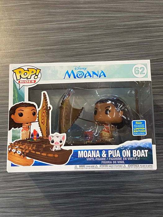 Funko POP Rides! Moana & Pua on Boat (2019 Summer Convention)(Damaged Box) [B] #62