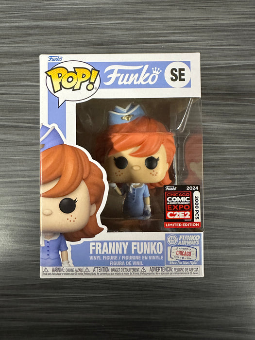 Funko POP! Funko Airways  - Franny Funko (Chicago Comic Expo C2E2)(Damaged Box) #SE