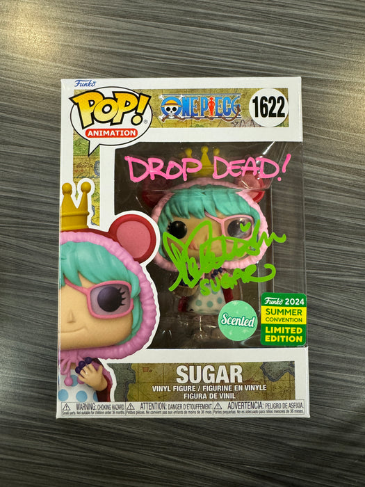 Funko POP! Animation: One Piece - Sugar [Scented](2024 Summer Convention)(Signed/Natalie Hoover/JSA) #1622