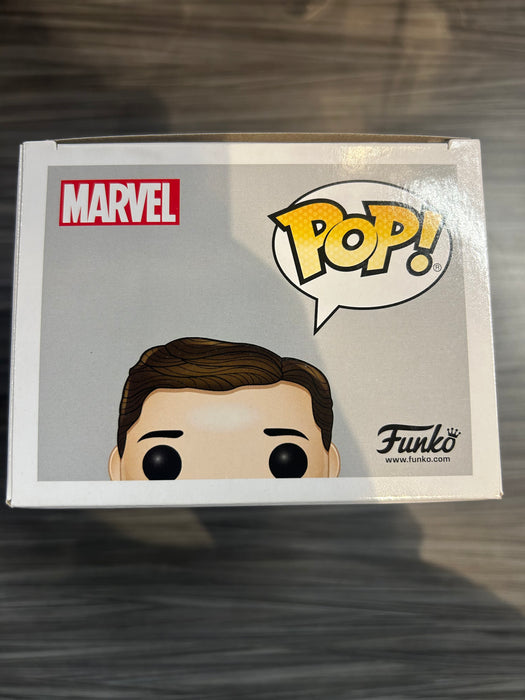 Funko POP! Marvel: Avengers Infinity War - Iron Spider(Signed/Tom Holland/Becket)(BoxLunch)(Damaged Box) #305