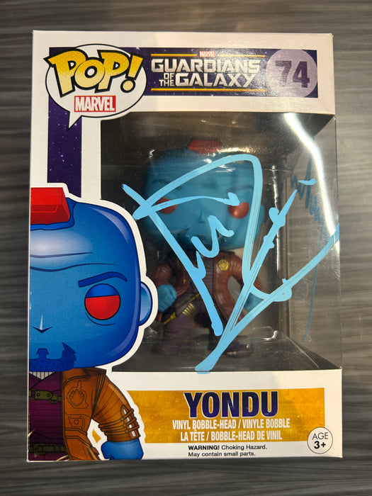Funko POP! Marvel: Guardians of The Galaxy - Yondu (Signed/Michael Rooker/JSA)(Damaged Box) #74
