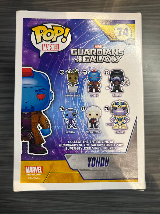 Funko POP! Marvel: Guardians of The Galaxy - Yondu (Signed/Michael Rooker/JSA)(Damaged Box) #74