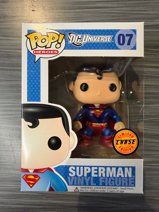 Funko POP! Heroes: DC Universe - Superman (CHASE)(Damaged Box) #07