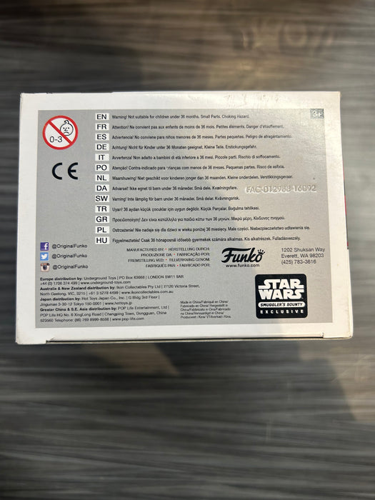 Funko POP! Star Wars: Boba Fett (Smugglers Bounty)(Signed/Temuera Morrison/JSA)(Damaged Box) #102