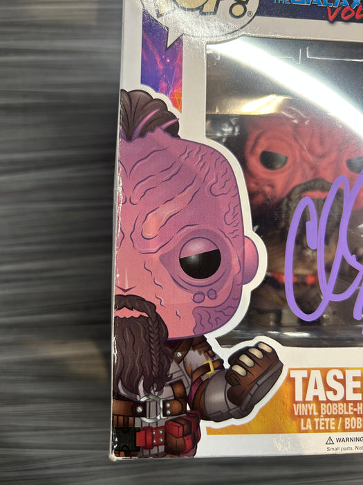 Funko POP! Marvel: Guardians of The Galaxy Vol.2 - Taserface (Signed/Chris Sullivan/JSA)(Damaged Box*) #206