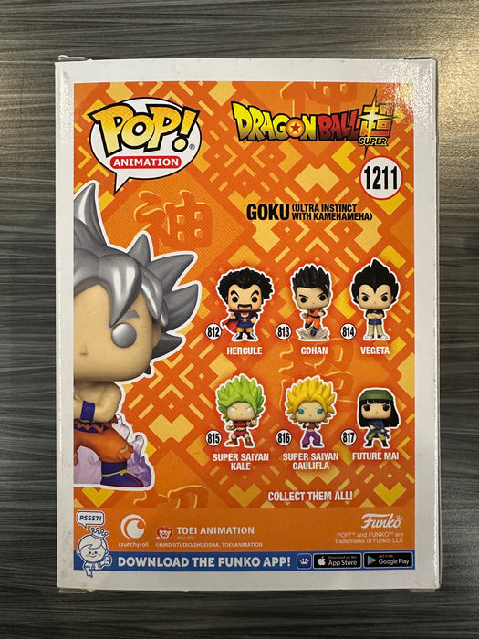 Funko POP! Animation: DragonBall Z - Goku (Ultra Instinct w/ Kamehameha)(2022 NYCC)(Damaged Box) #1211