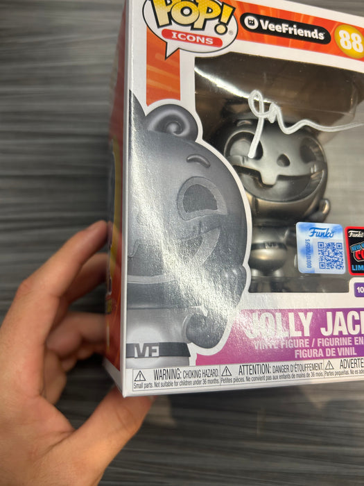 Funko POP! Icons: Veefriends - Jolly Jack-O (2025 NYCC 1000 PCS)(Signed/Gary Vaynerchuk)(Damaged Box) #88