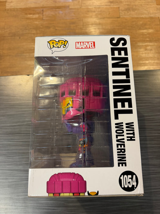 Funko POP! Marvel: X-Men - Sentinel (PX Previews)(Black Light)(CHASE)(Damaged Box*) #1054
