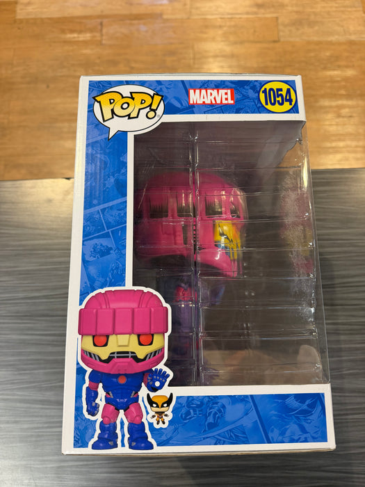 Funko POP! Marvel: X-Men - Sentinel (PX Previews)(Black Light)(CHASE)(Damaged Box*) #1054