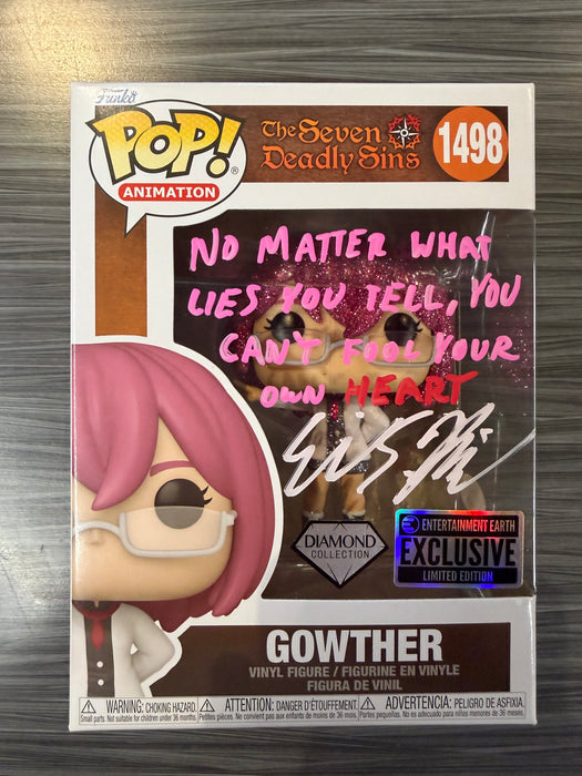 Funko POP! Animation: Seven Deadly Sins - Gowther (Diamond)(Entertainment Earth) (Signed/Erik Kimerer/JSA)(Damaged Box) #1498