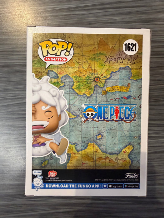 Funko POP! Animation: One Piece - Luffy Gear Five (GameStop)(Signed/Colleen Clickenbeard/JSA)(Damaged Box) #1621