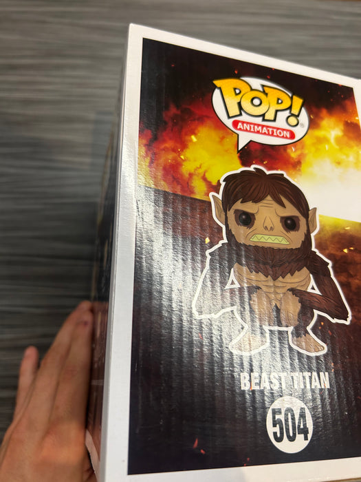 Funko POP! Animation: Attack on Titan - Beast Titan (Hot Topic)(Damaged Box) #504